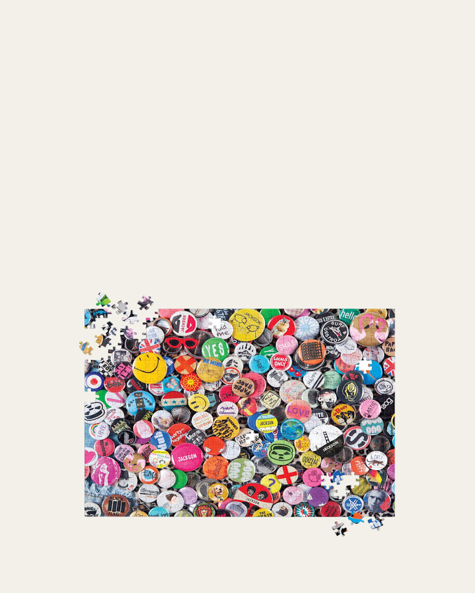 Find Me Buttons 500-Piece Puzzle Set, Personalized